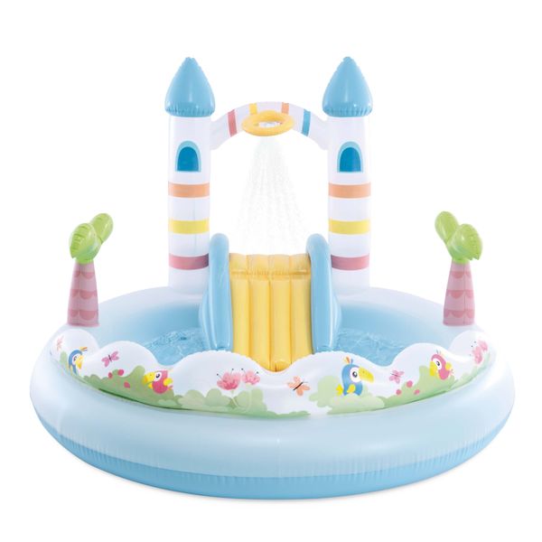 Intex 56148np - piscina gonfiabile play center castello unicorno, 196x178x127 cm, 2+ anni - INTEX