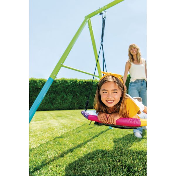 Altalena intex 44111 con dondolo nido 2 poltrone 201x235 cm - INTEX