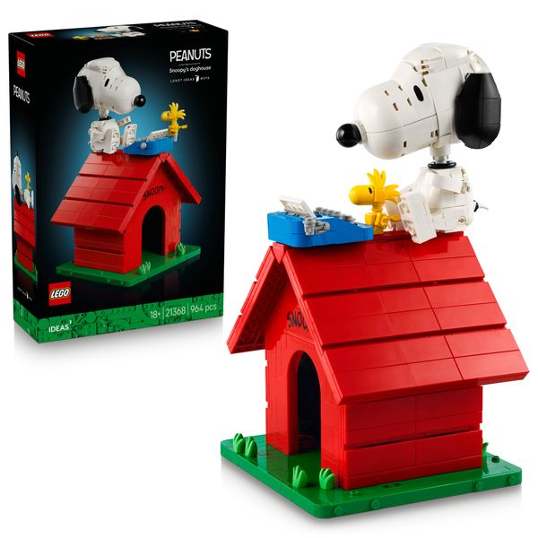 Lego ideas peanuts: la cuccia di snoopy - 21368 - LEGO IDEAS, Lego