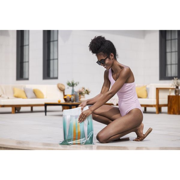 Materassino tavola da surf e borsa abbinata 1,78 x 56 cm ciano - Bestway