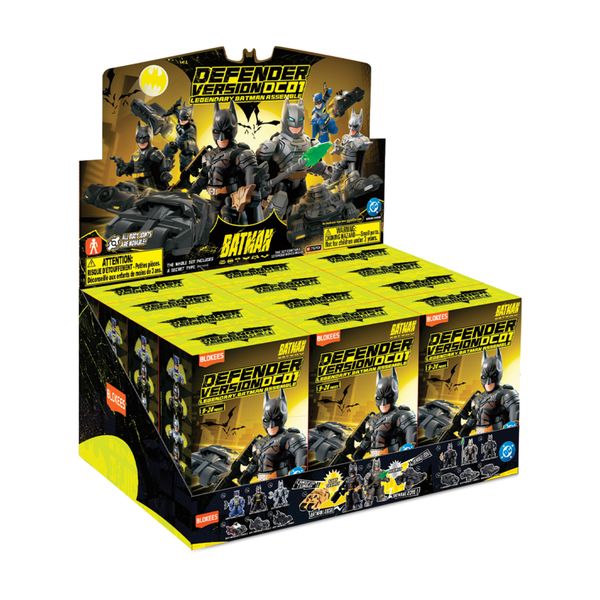 Blokees figures - dc - defender version - batman - hero - BLOKEES