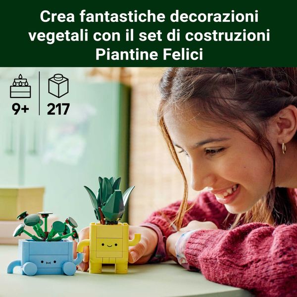 Lego botanicals - 10349  - piantine felici - LEGO ICONS BOTANICAL