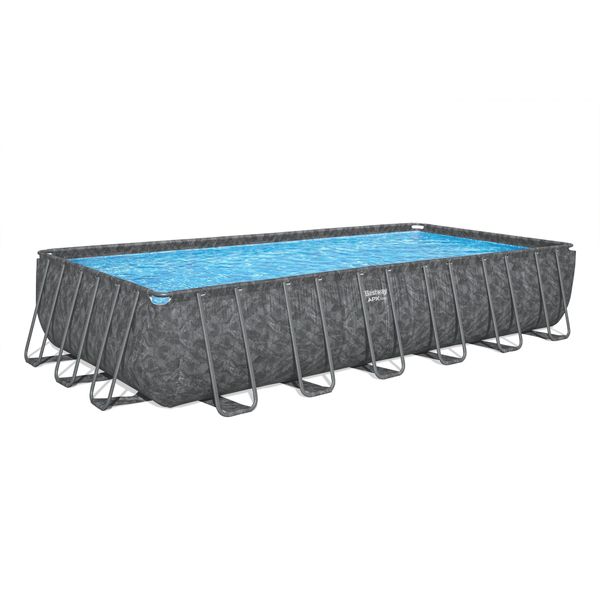 Piscina rettangolare di dimensioni 24' x 12' x 52" / 7,32 m x 3,66 m x 1,32 m - Bestway