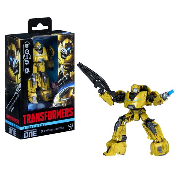 Transformers studio series deluxe class, bumblebee (b-127), ispirata al film "transformers: one" - TRANSFORMER