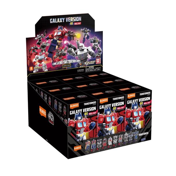 Blokees figures - transformers - galaxy version 01 - roll out - 44 - 51 pcs. - assortito - BLOKEES