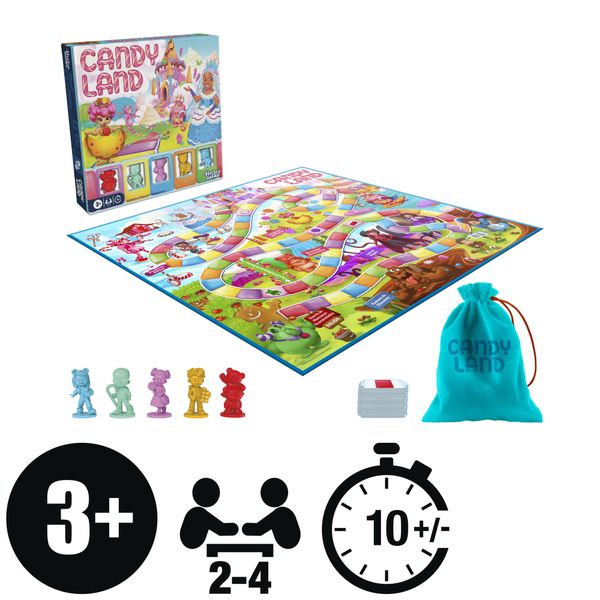 Candyland – gioco da tavolo per famiglie e amici, divertente e coinvolgente - HASBRO GAMING