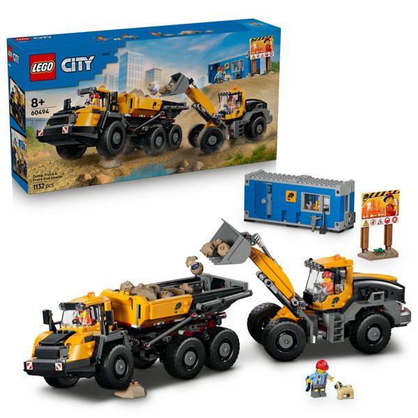 Lego city camion ribaltabile e pala meccanica - 60494 - Lego
