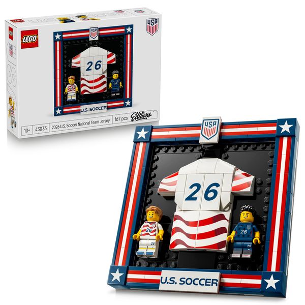 Lego editions football maglia della squadra nazionale di calcio usa 2026 - 43033 - Lego