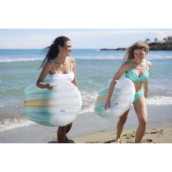Materassino tavola da surf e borsa abbinata 1,78 x 56 cm ciano - Bestway