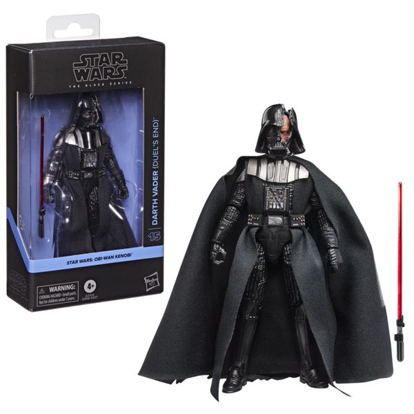 Hasbro star wars the black series, darth vader (fine del duello) – action figure collezionabile da 15 cm, ispirata alla serie obi-wan kenobi - Star Wars