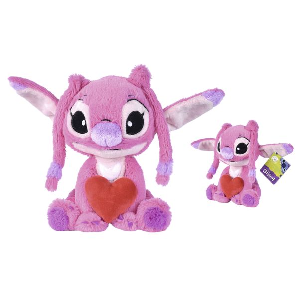 Peluche angel con cuore cm.25 - Disney Stitch