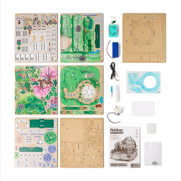 Arkitec - botanical garden puzzle 219 pz. - NO BRAND