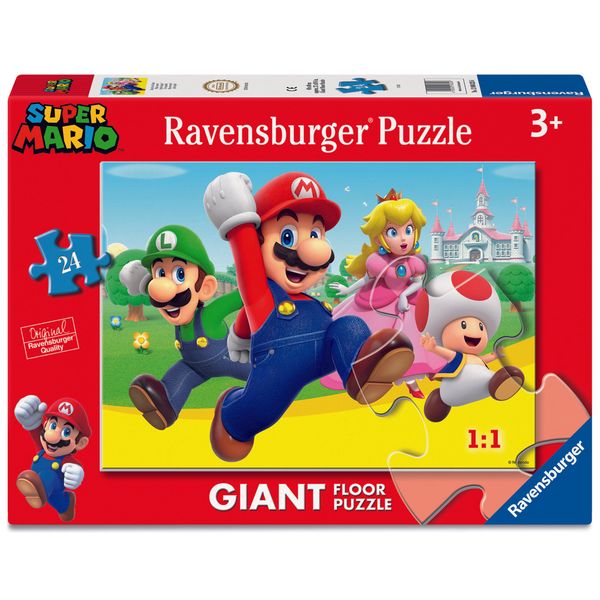 Ravensburger - super mario 24 pezzi, puzzle 3 anni - RAVENSBURGER, Super Mario