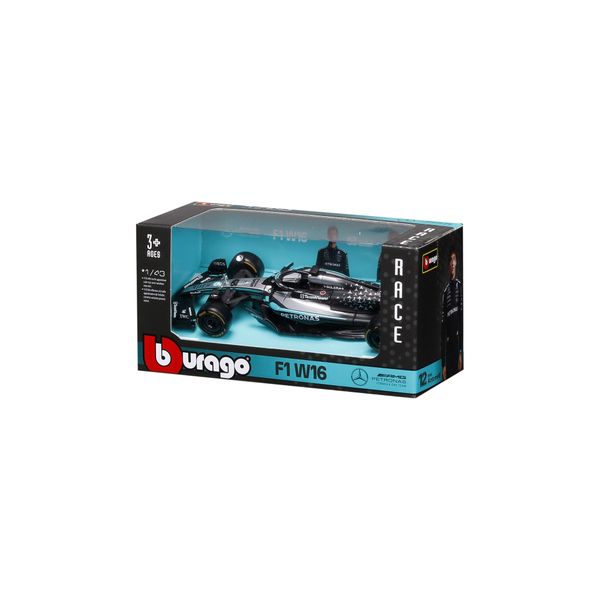 F1 bburago mercedes amg w16 russell 1:43 - BBURAGO