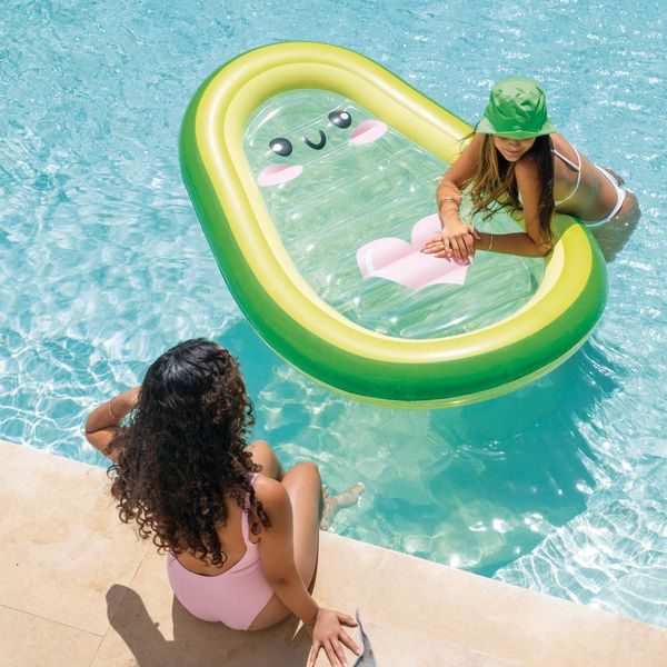 Intex 58739eu - materassino gonfiabile mare avocado, 165x114x23 cm - INTEX