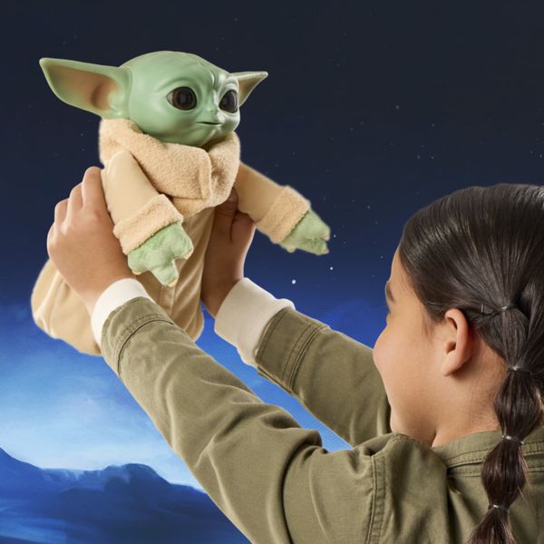 Hasbro star wars, grogu coccolavventura – giocattolo animatronico, peluche interattivo - Star Wars