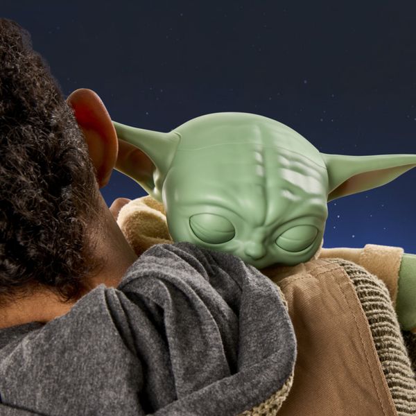 Hasbro star wars, grogu coccolavventura – giocattolo animatronico, peluche interattivo - Star Wars