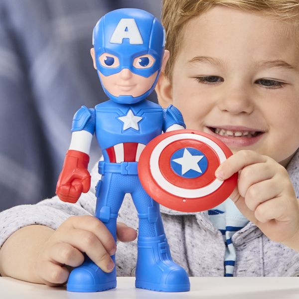 Hasbro marvel captain america: steve rogers – action figure con accessorio, da 22,5 cm - SPIDEY