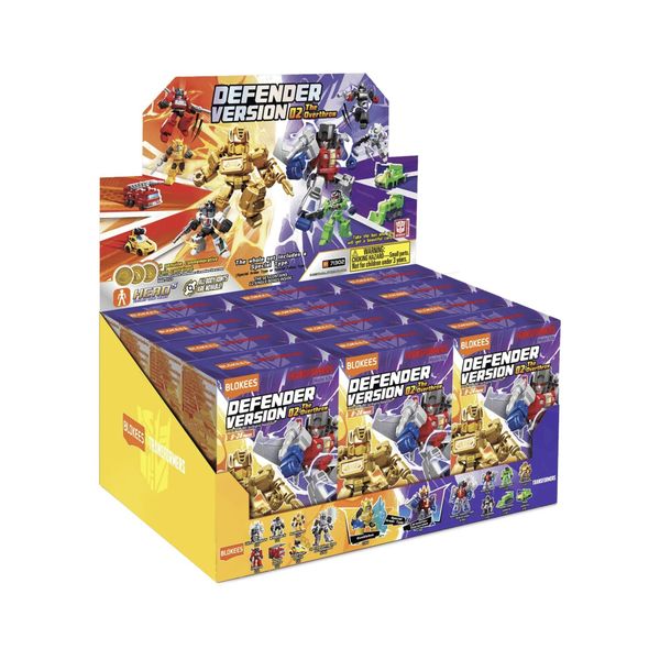 Blokees figures - transformers - defender version 02 - the overthrow - assortito - TRANSFORMER, BLOKEES
