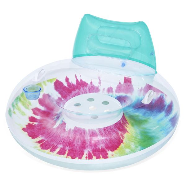 Salvagente deluxe tie dye da 46,5" x 46" / 1,18 m x 1,17 m - Bestway