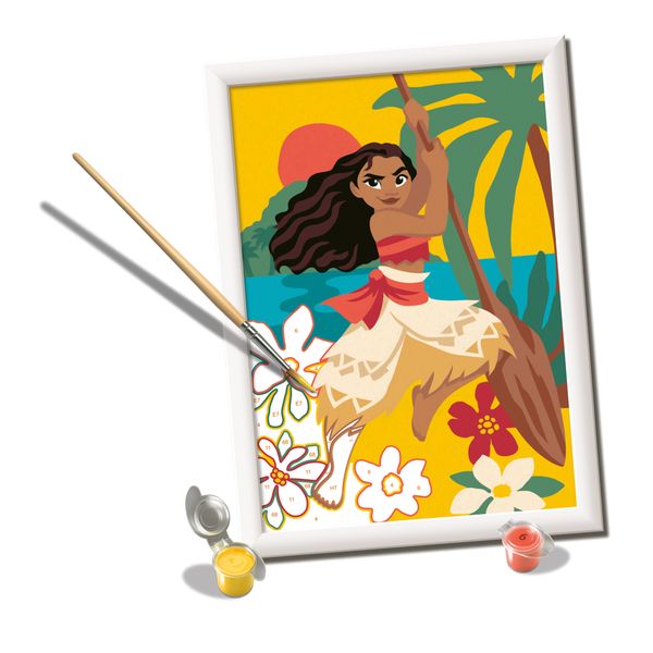 Ravensburger - creart - vaiana, kit pittura bambini 9 anni - RAVENSBURGER, Disney