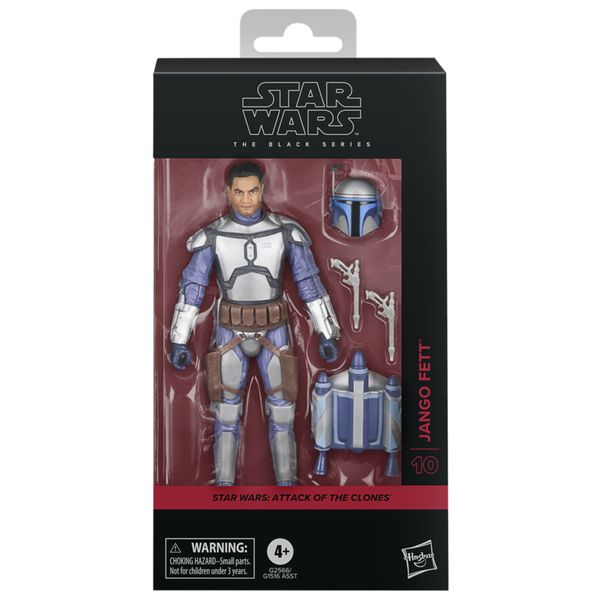 Hasbro star wars -the black series, jango fett – action figure collezionabile da 15 cm ispirata al film l'attacco dei cloni - Star Wars