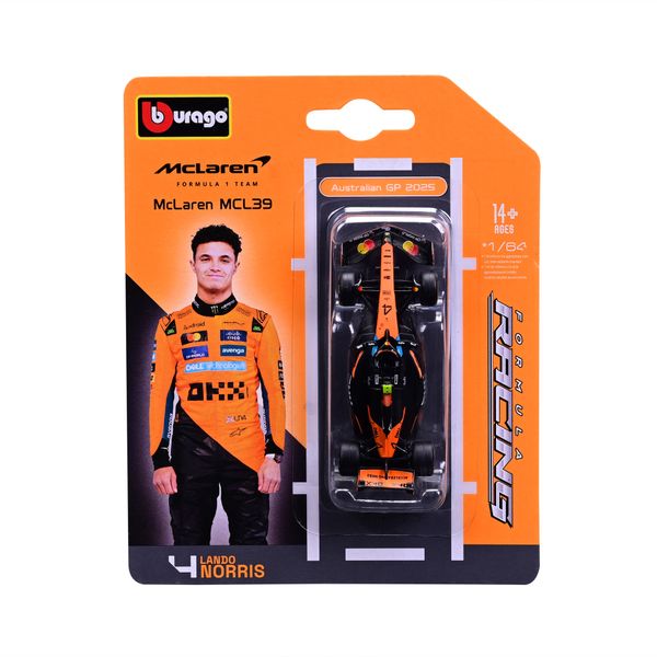 F1 bburago mclaren mcl 39 norris 1:64 - BBURAGO