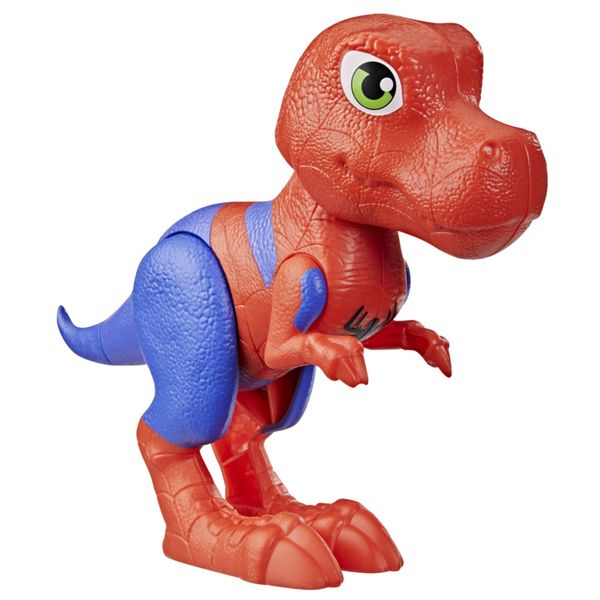 Hasbro marvel spidey e i suoi fantastici amici, spidey-rex – action figure di grandi dimensioni, 22,8 cm - SPIDEY