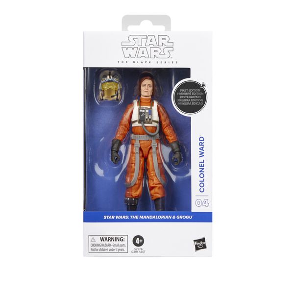 Star wars hasbro the black series, colonnello ward,  action figure collezionabile per adulti ispirata alla serie the mandalorian & grogu, da 15 cm - Star Wars