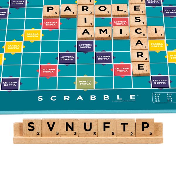 Mattel games - scrabble in legno - MATTEL, Scrabble