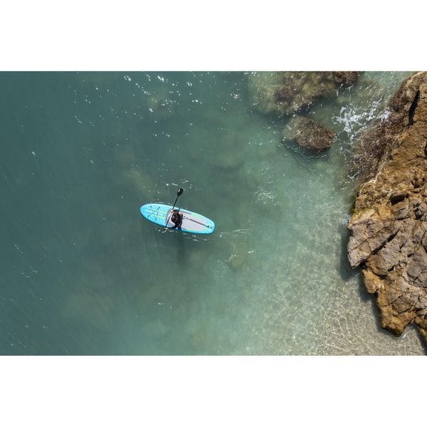 Set da stand-up paddleboard aqua journey da 9 piedi, dimensioni 9' x 30" x 4,75" / 2,74 m x 76 cm x 12 cm - Bestway