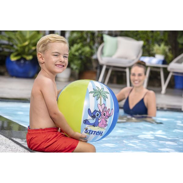 Pallone da spiaggia da 20"/51cm  disney stitch - assortito - Bestway, Disney Stitch