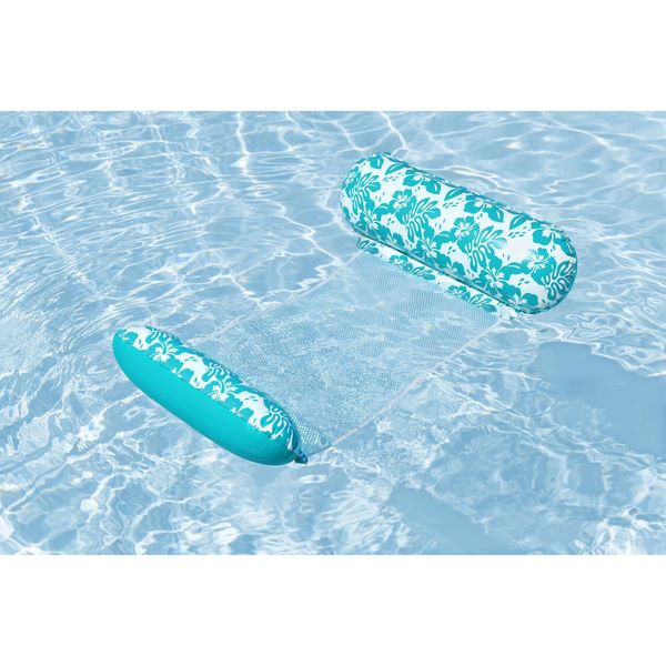 Amaca gonfiabile galleggiante catching rays 1,40 m x 87 cm 4‑in‑1 per adulto - Bestway