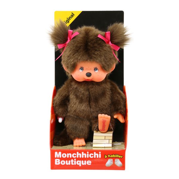 Monchhichi bandai peluche original boy 20 cm, giocattolo morbido per bambini 2+ - MONCHHICHI