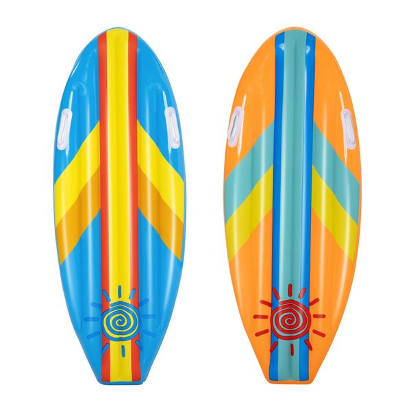 Tavola da surf gonfiabile sunny surf rider  assortito 1,14 m x 46 cm (45" x 18") per bambini 3-10 anni - SUN&SPORT