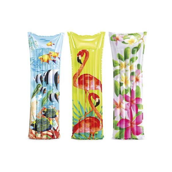 Materassino floreale intex 59720 183x69 cm modelli assortiti - INTEX