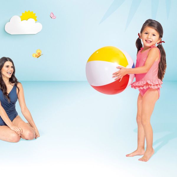 Intex 59020np - pallone gonfiabile glossy assortiti, vinile, multicolore, 51 cm - INTEX