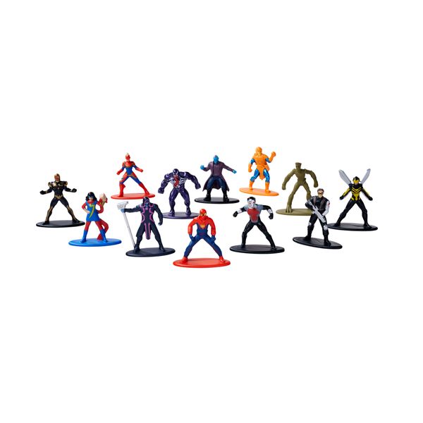 Marvel blind pack w3 nanofigs 12 figures collezionabili - personaggio assortito - MARVEL