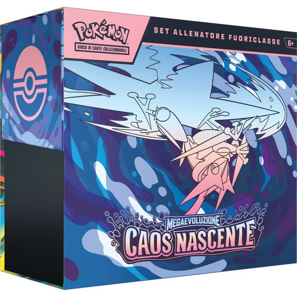 Pokémon megaevoluzione - caos nascente set allenatore fuoriclasse - POKEMON