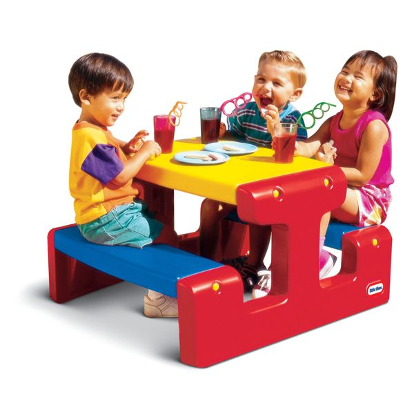 Little tikes tavolo da picnic (colori primari) - LITTLE TIKES