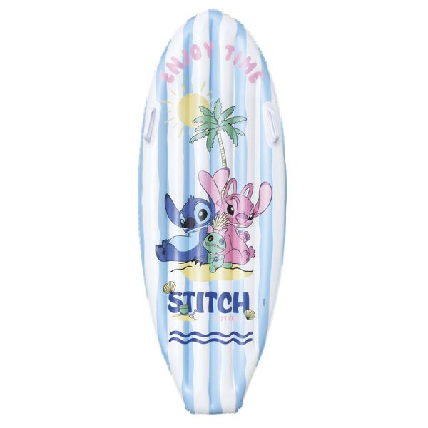 Tavola da surf gonfiabile surf rider 1,14 x 46 cm con stitch - Bestway, Disney Stitch