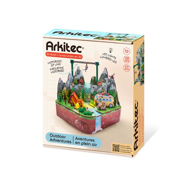 Arkitec - outdoor adventure puzzle 135 pz. - NO BRAND