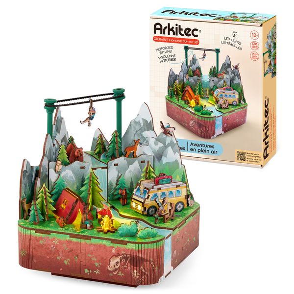 Arkitec - outdoor adventure puzzle 135 pz. - NO BRAND
