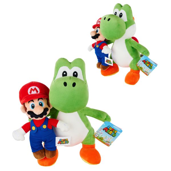 Peluche super mario cm.30 e yoshi cm.20 - SUPER MARIO BROTHERS