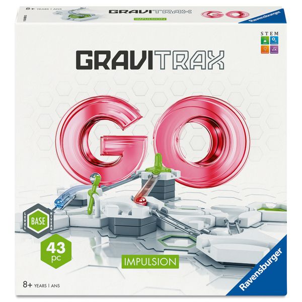 Ravensburger - gravitrax starter set: go impulsion, pista biglie bambino 8 - GRAVITRAX, RAVENSBURGER