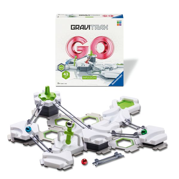 Ravensburger - gravitrax starter set: go impulsion, pista biglie bambino 8 - GRAVITRAX, RAVENSBURGER