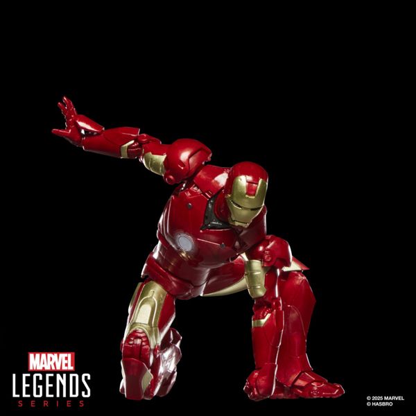 Hasbro marvel legends series - armatura mark iii di iron man, action figure collezionabile ispirata al film di iron man da 15 cm - Avengers