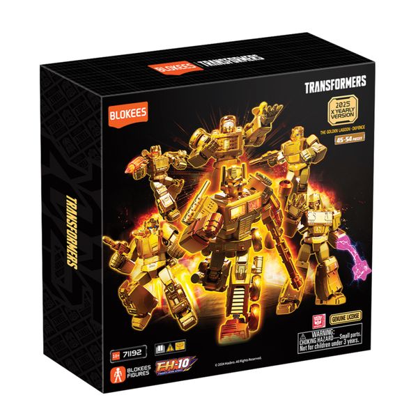 Blokees figures - transformers - x yearly version 02 - the golden lagoon-defence 45 - 54 pcs. - BLOKEES