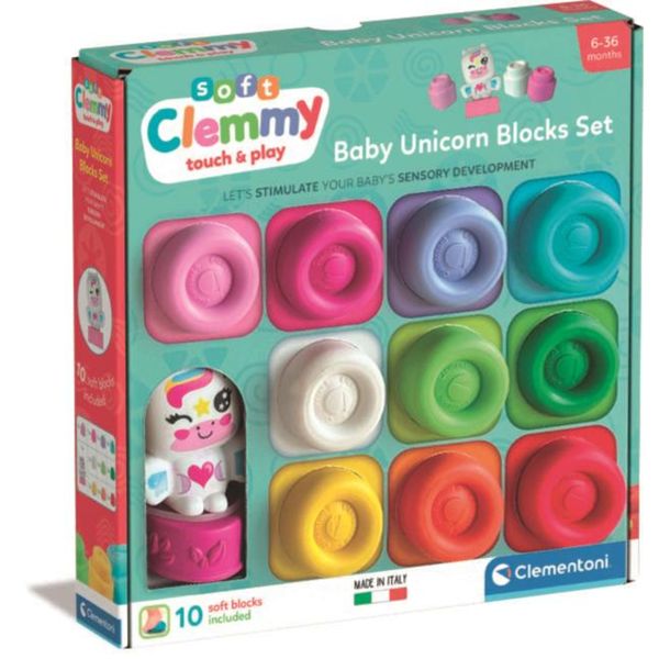 Baby unicorn blocks set - CLEMMY