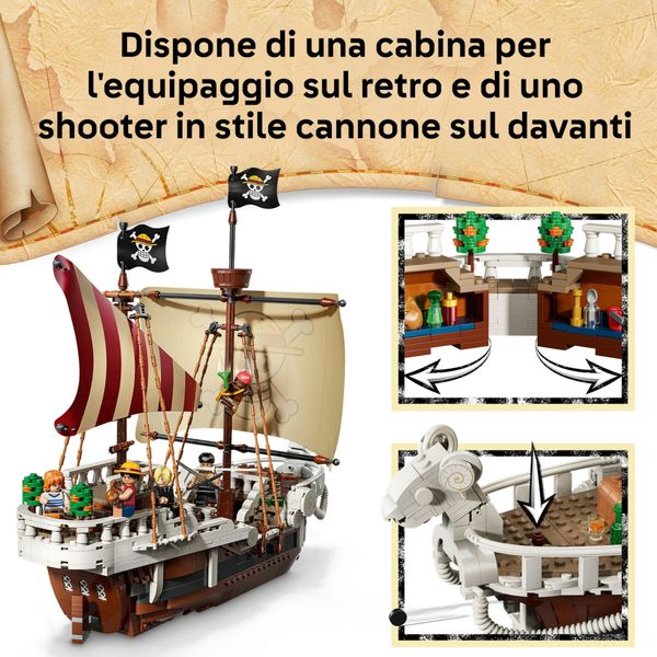 Lego one piece 75639 la nave pirata going merry - ONE PIECE